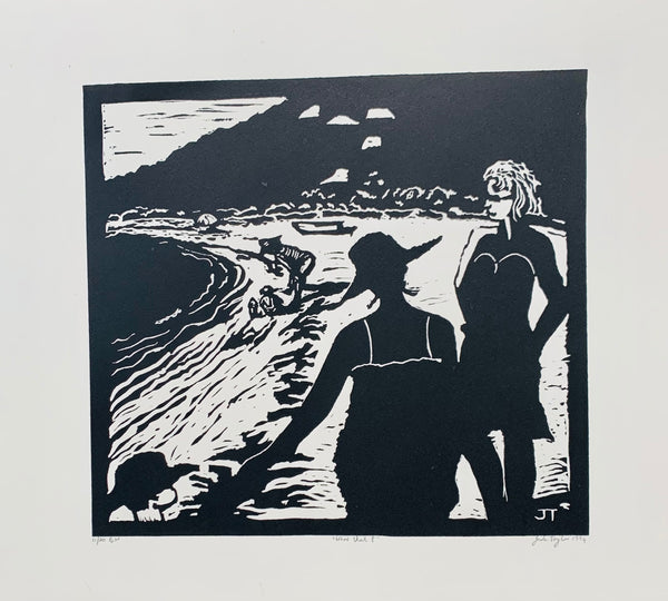 By the Sea series "Who's That?" - black and white collection.