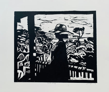 By the Sea series "Evening Stroll"- black and white collection.