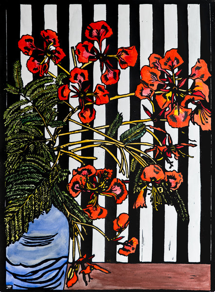 Poinciana and Stripe